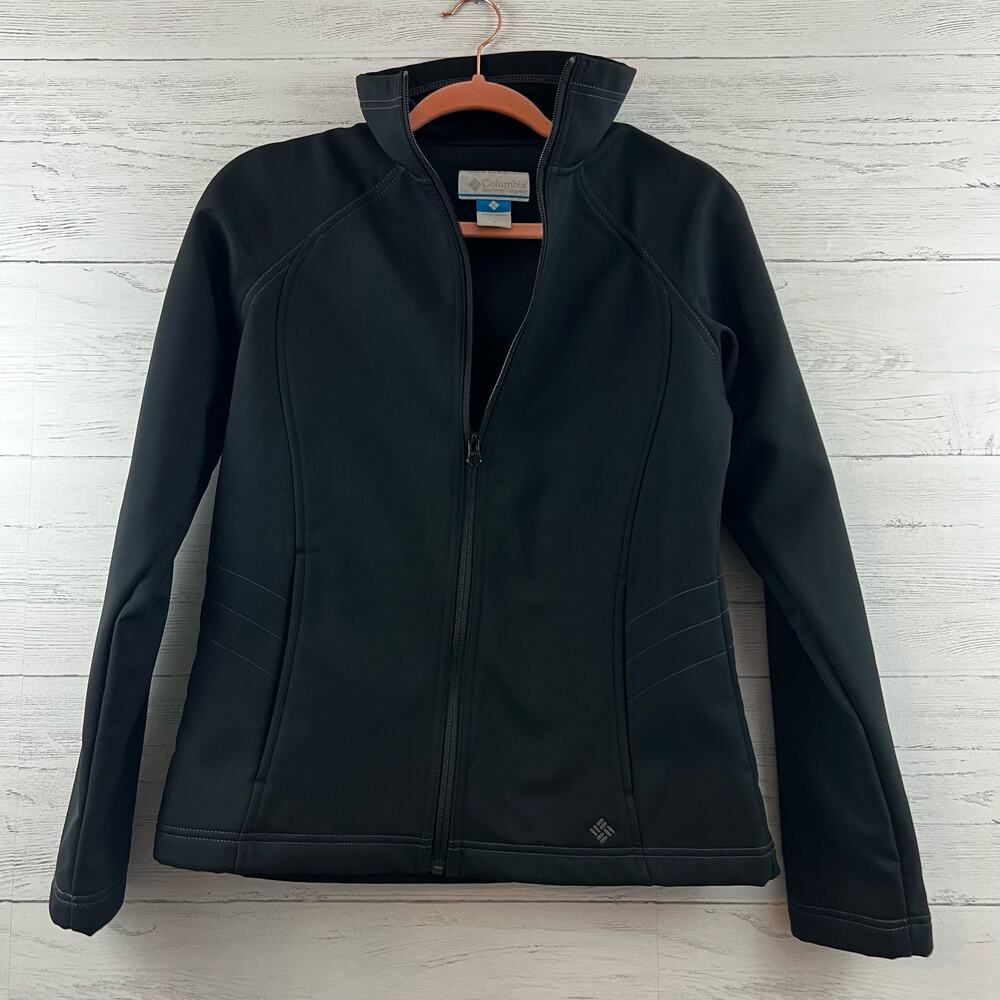 Columbia Black Long Sleeve Full Zip Jacket Size S